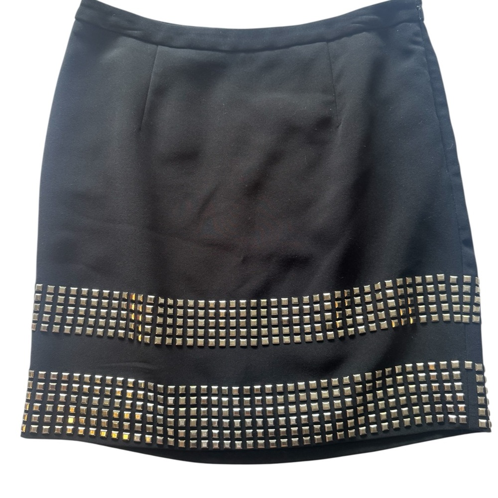 MICHAEL Michael Kors Black Embellished Pencil Skirt | Sz 8 | $127